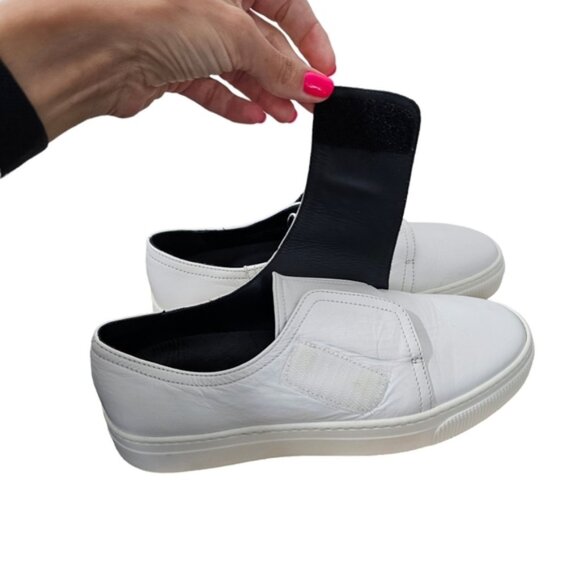 ZCD Montreal Senna slip-on leather sneakers white women's size 37 - Picture 12 of 13